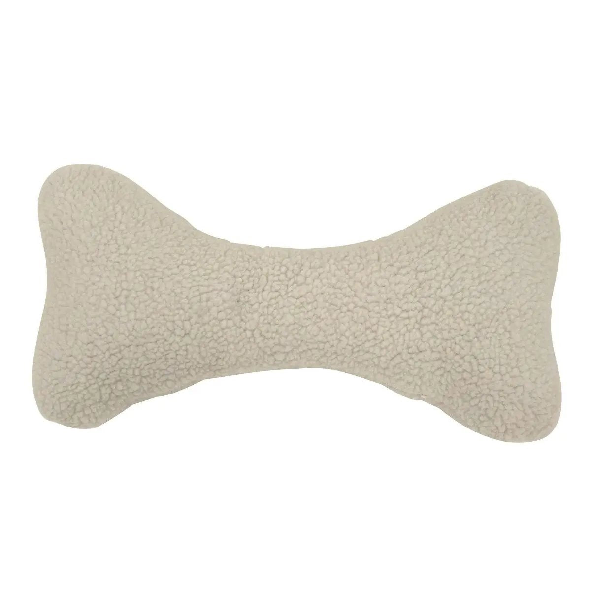 K9 Outdoors Sherpa Bone Dog Pillow in soft cream color for cozy pet comfort