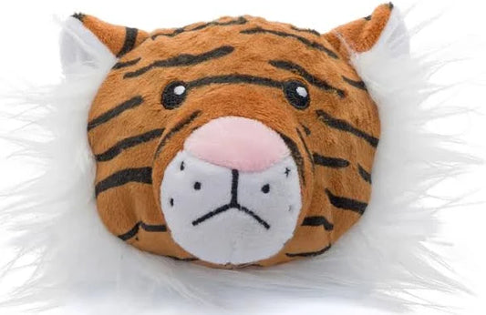 Fabdog Large Tiger Faball Durable Squeaky Dog Toy Brown Plush