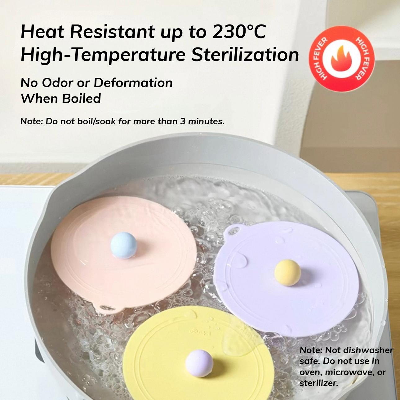 MangoPets silicone pet can cover in three colors, heat resistant and ideal for pet food storage