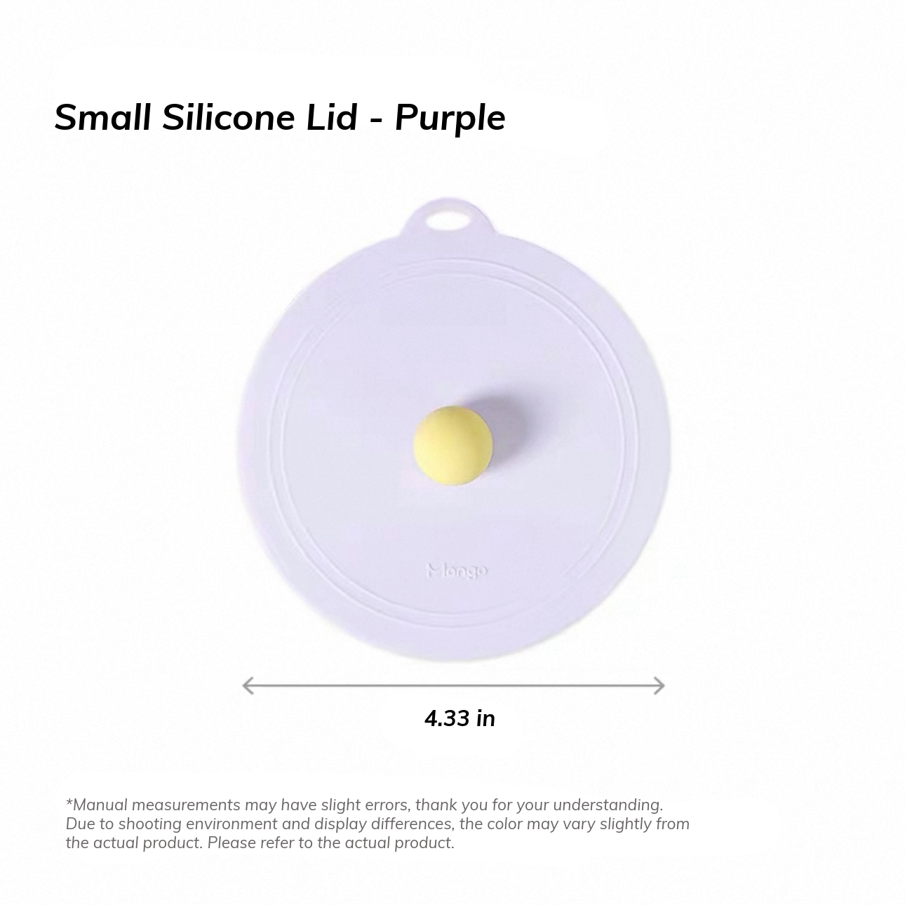 Purple small silicone pet can cover designed to keep food fresh for pets