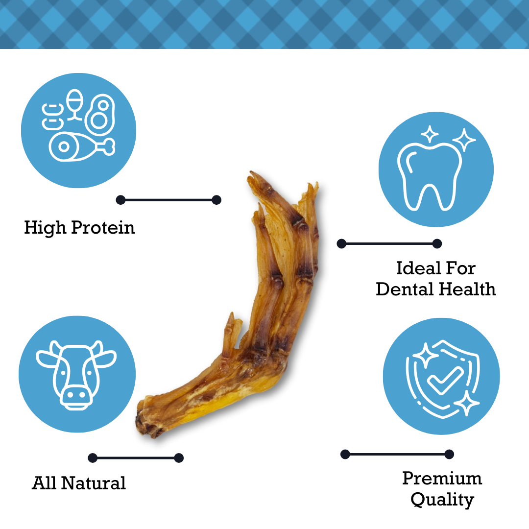 Single ingredient duck chews for dogs, high in protein and ideal for dental health