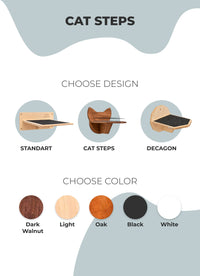 Wall Climbing Steps for Cats