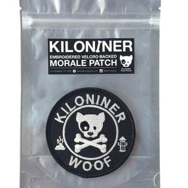 DOG & CROSSBONES Glow In The Dark Morale Patch