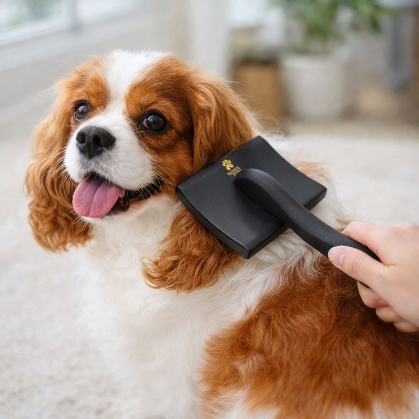 Premium Slicker Brush for Gentle Dog and Cat Grooming Tool