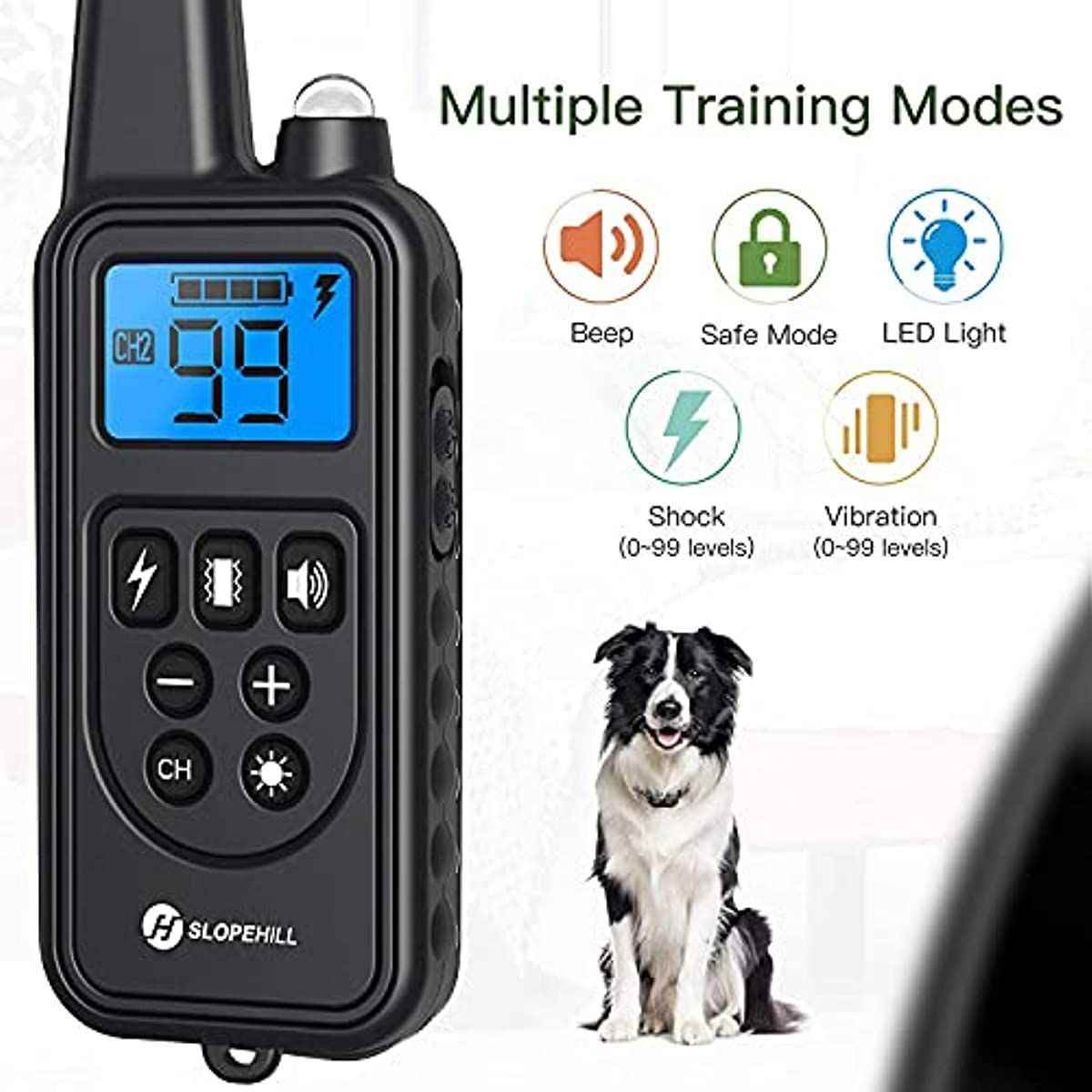 Purrfect Pet Kingdom Beep and Light Dog Training Collar Purrfect Pet Kingdom