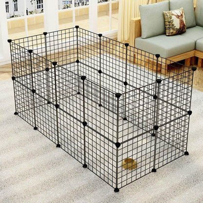 Purrfect Pet Kingdom Small Animal Playpen Portable Fence Purrfect Pet Kingdom