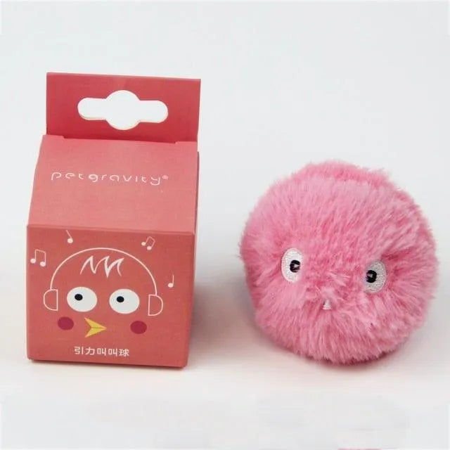 Stevvex Smart Cat Toys Interactive Ball in vibrant color, perfect for cat training and exercise, available in three sizes.