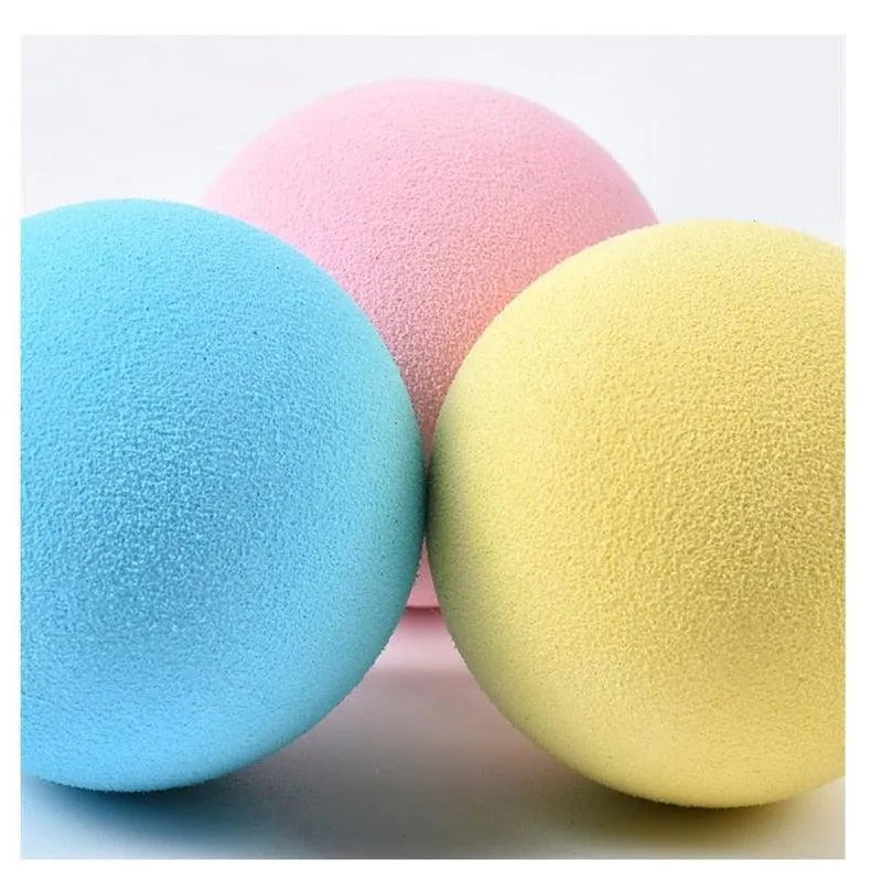 Stevvex Smart Cat Toys Interactive Ball in vibrant color, perfect for cat training and exercise, available in three sizes.