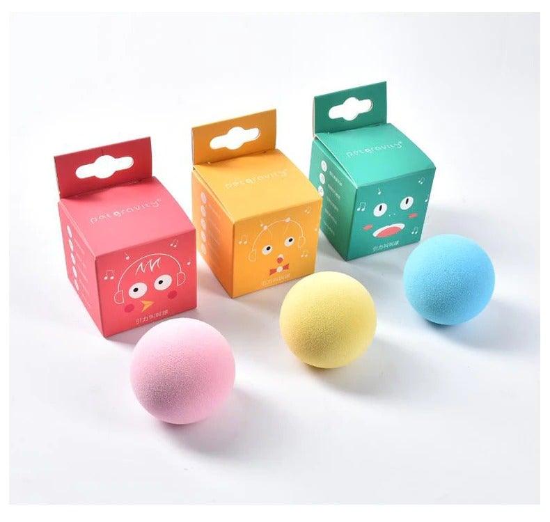 Smart Cat Toys Interactive Ball with Catnip Cat Training Squeaky