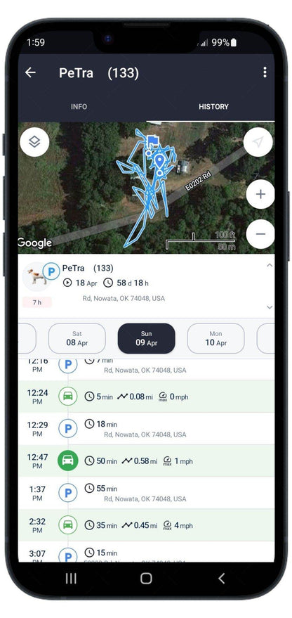 Purrfect Pet Kingdom Smart Dog Tracking Collar with GPS Purrfect Pet Kingdom