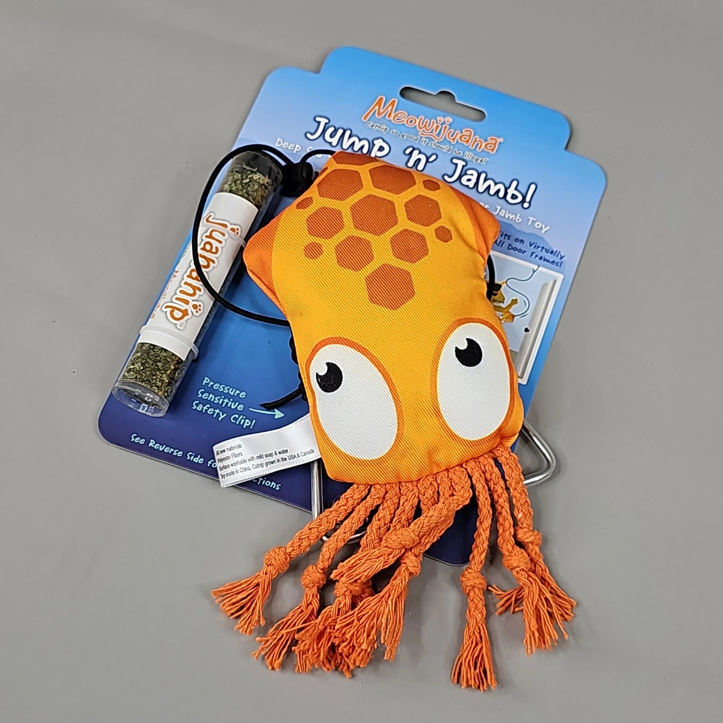 SMARTER PAW Meowijuana Organic Catnip Cat Toy Variety Pack by PayWut, featuring colorful toys, perfect for playful cats.