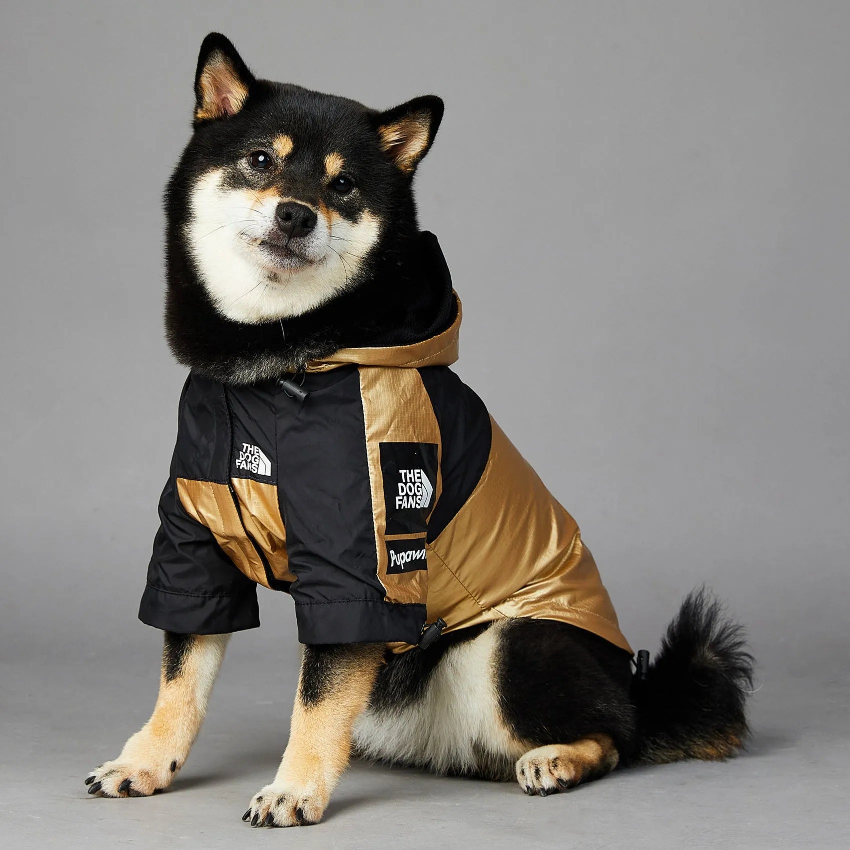 SnuggleTails - Dog Raincoat – Hooded Waterproof Jacket for All Weather - Pet Rain Coats