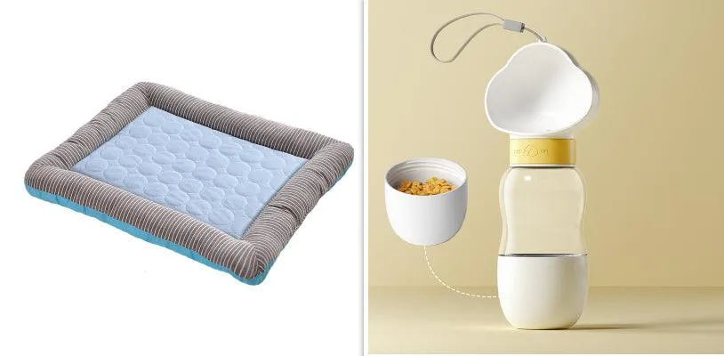 SnuggleTails - Pet Ice Silk Cooling Bed - Cooling Beds