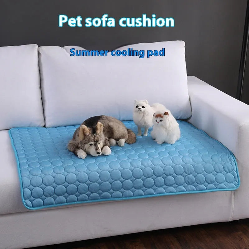 SnuggleTails - Pet Summer Cat And Dog Sofa Mat - Cooling Beds