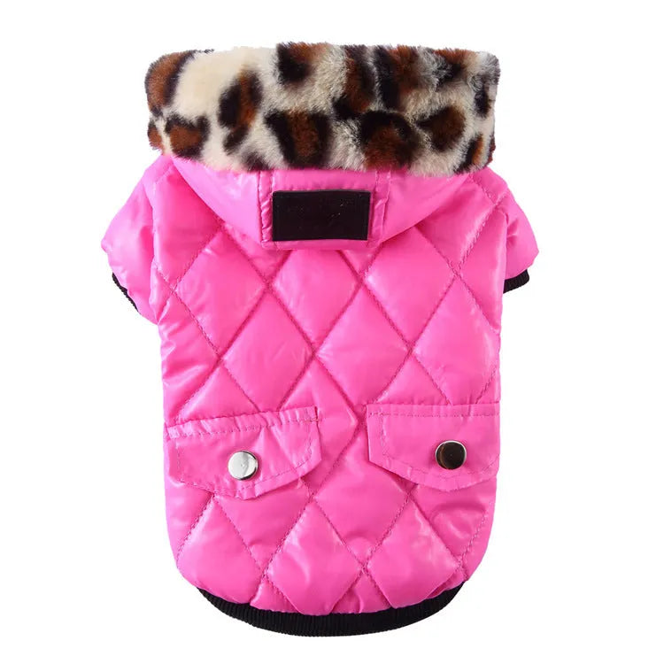 SnuggleTails - Warm Hooded Fashionable Dog Coat - Dog Clothes