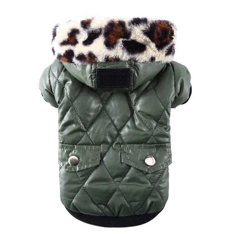 SnuggleTails - Warm Hooded Fashionable Dog Coat - Dog Clothes