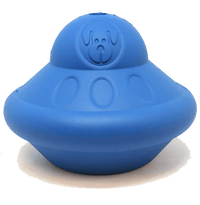 Flying Saucer eDispenser Durable Rubber Chew Toy & Treat Dispenser