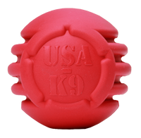 USA-K9 Stars and Stripes Ultra-Durable Rubber Chew Ball