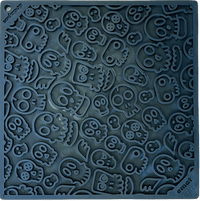Zombie eMat - Enrichment Lick Mat for Dogs and Cats | Halloween Skull Design | SodaPup