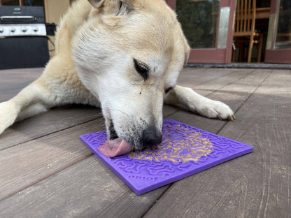 Bones eMat - Enrichment Lick Mat for Dogs and Cats | eMat