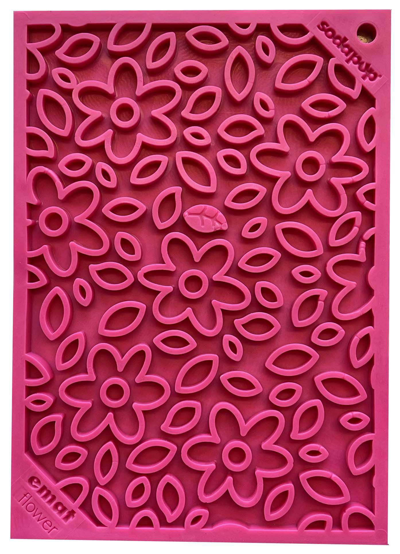 Flower Power emat - Enrichment Lick Mat for Dogs and Cats |