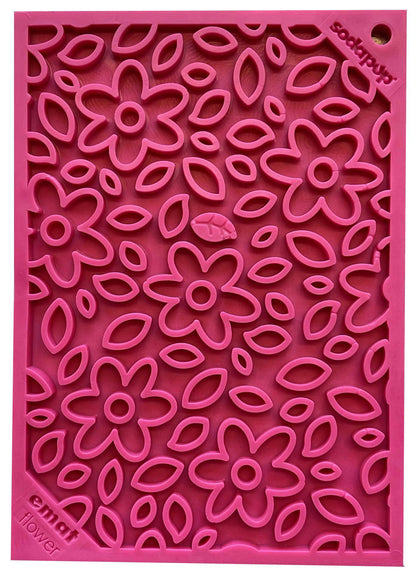 Flower Power emat - Enrichment Lick Mat for Dogs and Cats |