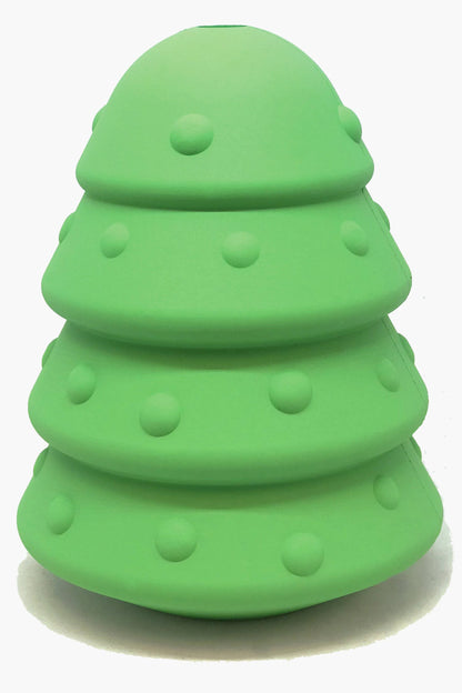 SodaPup/True Dogs, LLC - Christmas Tree Dog Toy - Durable Rubber Chew Toy for Large - Dog Toys