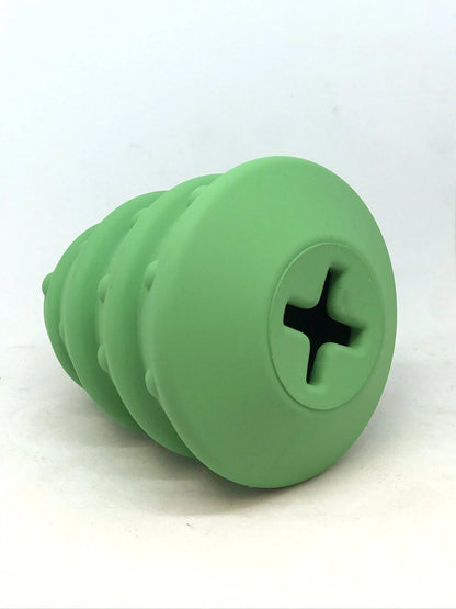 SodaPup/True Dogs, LLC - Christmas Tree Dog Toy - Durable Rubber Chew Toy for Large - Dog Toys