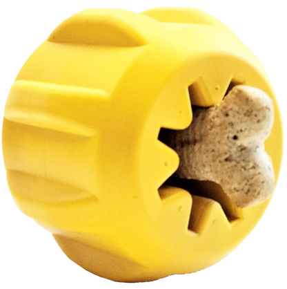 SodaPup/True Dogs, LLC - Gear eDispenser - Durable Rubber Yak Chew Holder & Treat Pocket | USA Made - Dog Toys