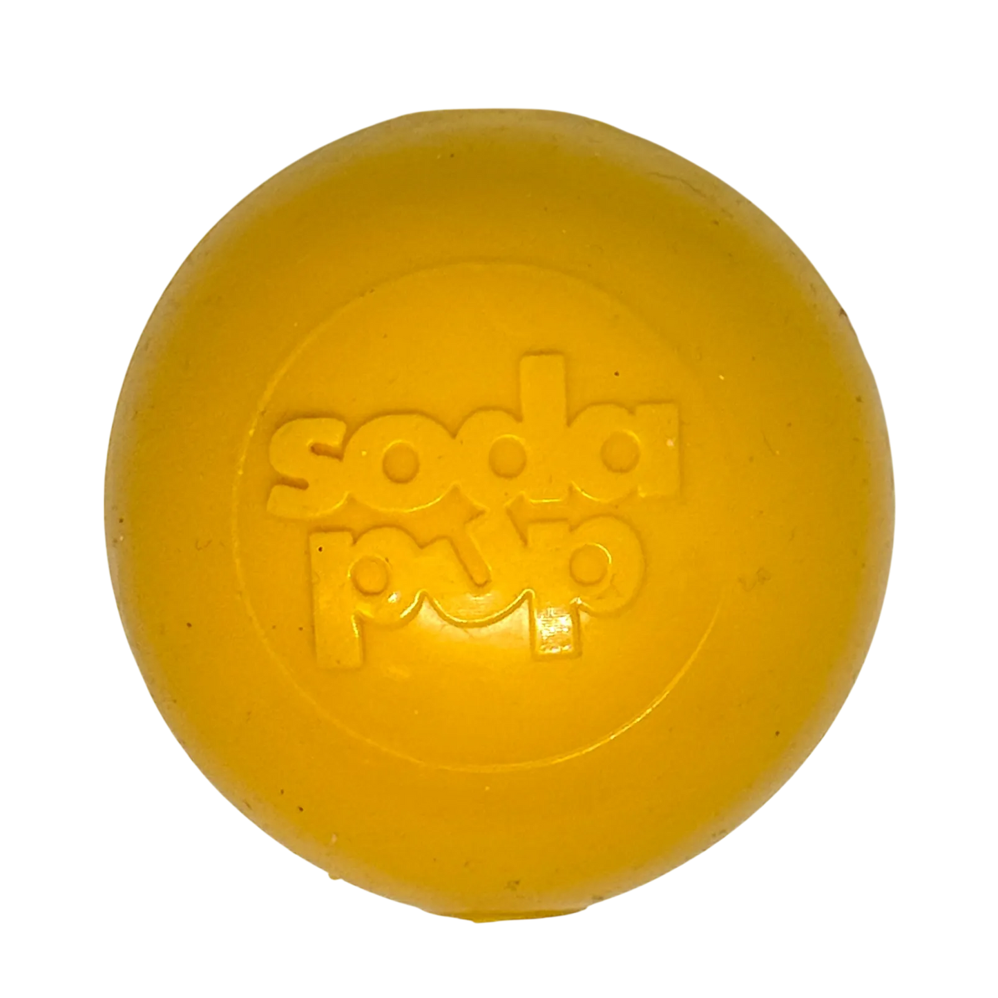 SodaPup/True Dogs, LLC - Squeak Ball - Durable Squeaky Dog Toy, Floats, Chew Toy | USA Made - Rubber Dog Toys