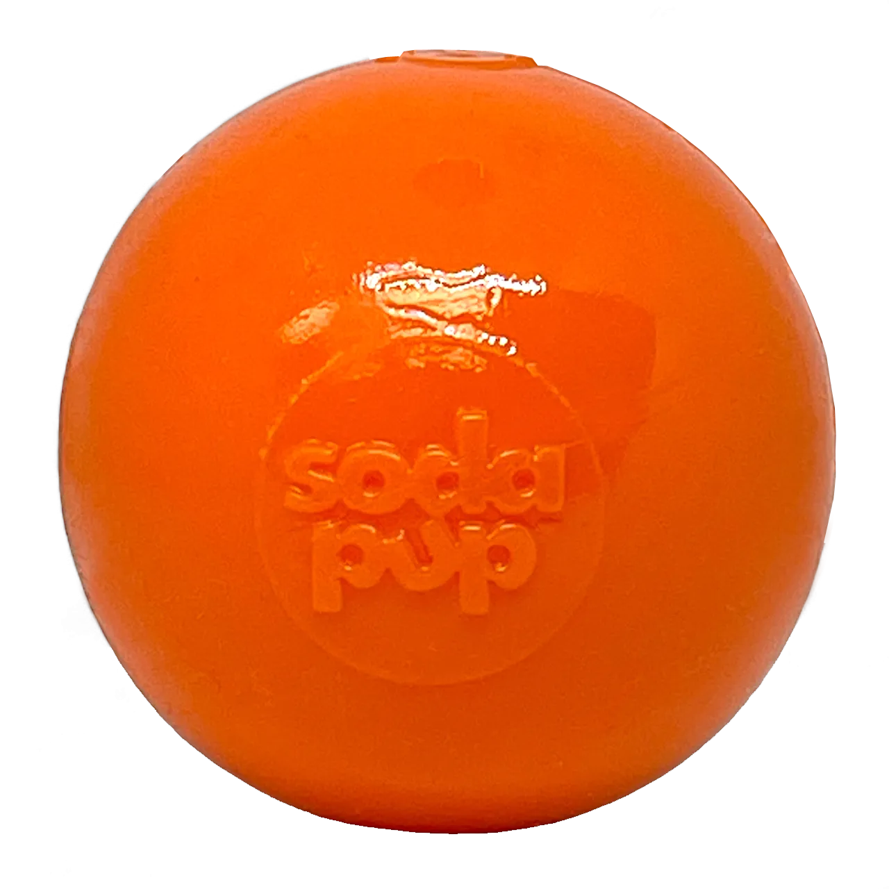 SodaPup/True Dogs, LLC - Squeak Ball - Durable Squeaky Dog Toy, Floats, Chew Toy | USA Made - Rubber Dog Toys