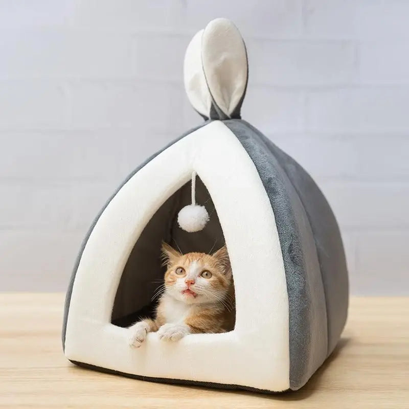 Purrfect Pet Kingdom Soft Cat and Dog Tent House Bed Purrfect Pet Kingdom