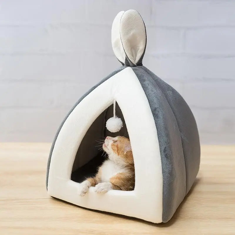 Purrfect Pet Kingdom Soft Cat and Dog Tent House Bed Purrfect Pet Kingdom