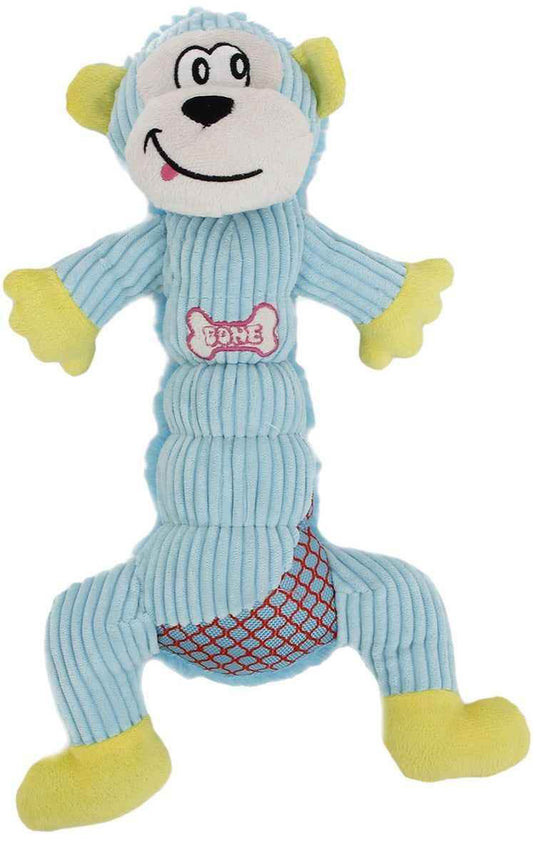 Purrfect Pet Kingdom Soft Dog Toy with Squeaker for Puppies Light Blue Purrfect Pet Kingdom