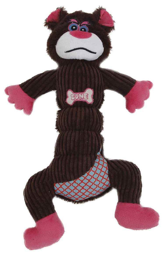 Purrfect Pet Kingdom Soft Dog Toy with Squeaker for Puppies Dark Brown Purrfect Pet Kingdom