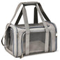 Purrfect Pet Kingdom Soft Sided Cat and Dog Carrier 45x28x28(cm) Blue Purrfect Pet Kingdom
