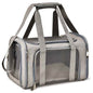 Purrfect Pet Kingdom Soft Sided Cat and Dog Carrier 45x28x28(cm) Black Purrfect Pet Kingdom