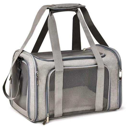 Purrfect Pet Kingdom Soft Sided Cat and Dog Carrier 45x28x28(cm) Pink Purrfect Pet Kingdom