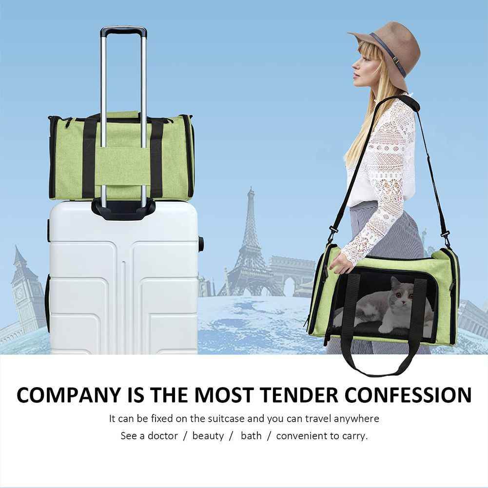 Purrfect Pet Kingdom Soft Sided Cat and Dog Carrier Purrfect Pet Kingdom