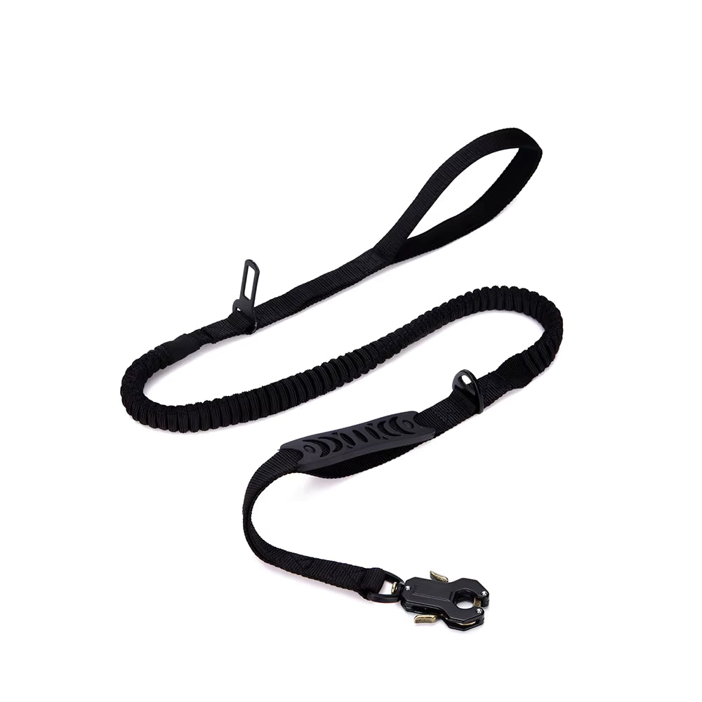 Tactical No-Pull Bungee Leash - Upgraded Frog Clip