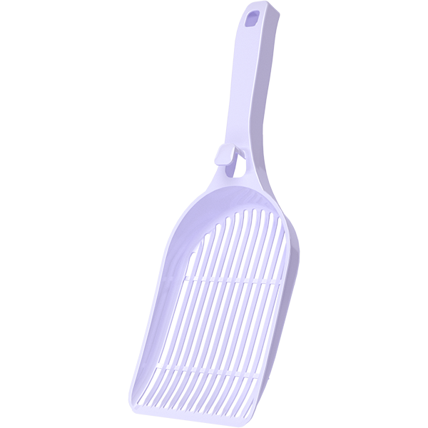 MangoPets litter scoop designed as the best scoop for clumping litter with ergonomic handle for easy use