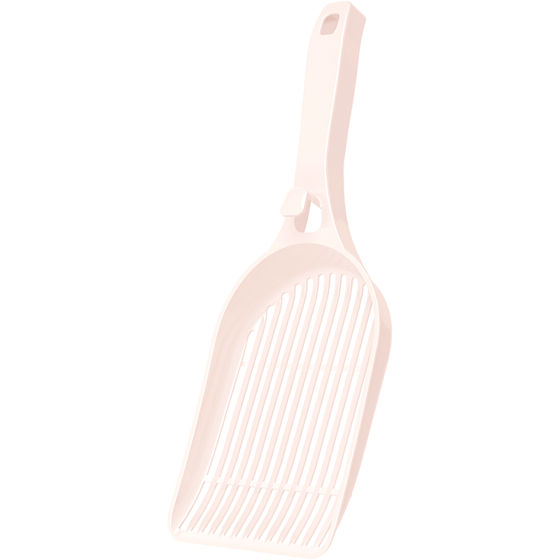 MangoPets Litter Scoop in Pink, the best scoop for clumping litter with a comfortable handle
