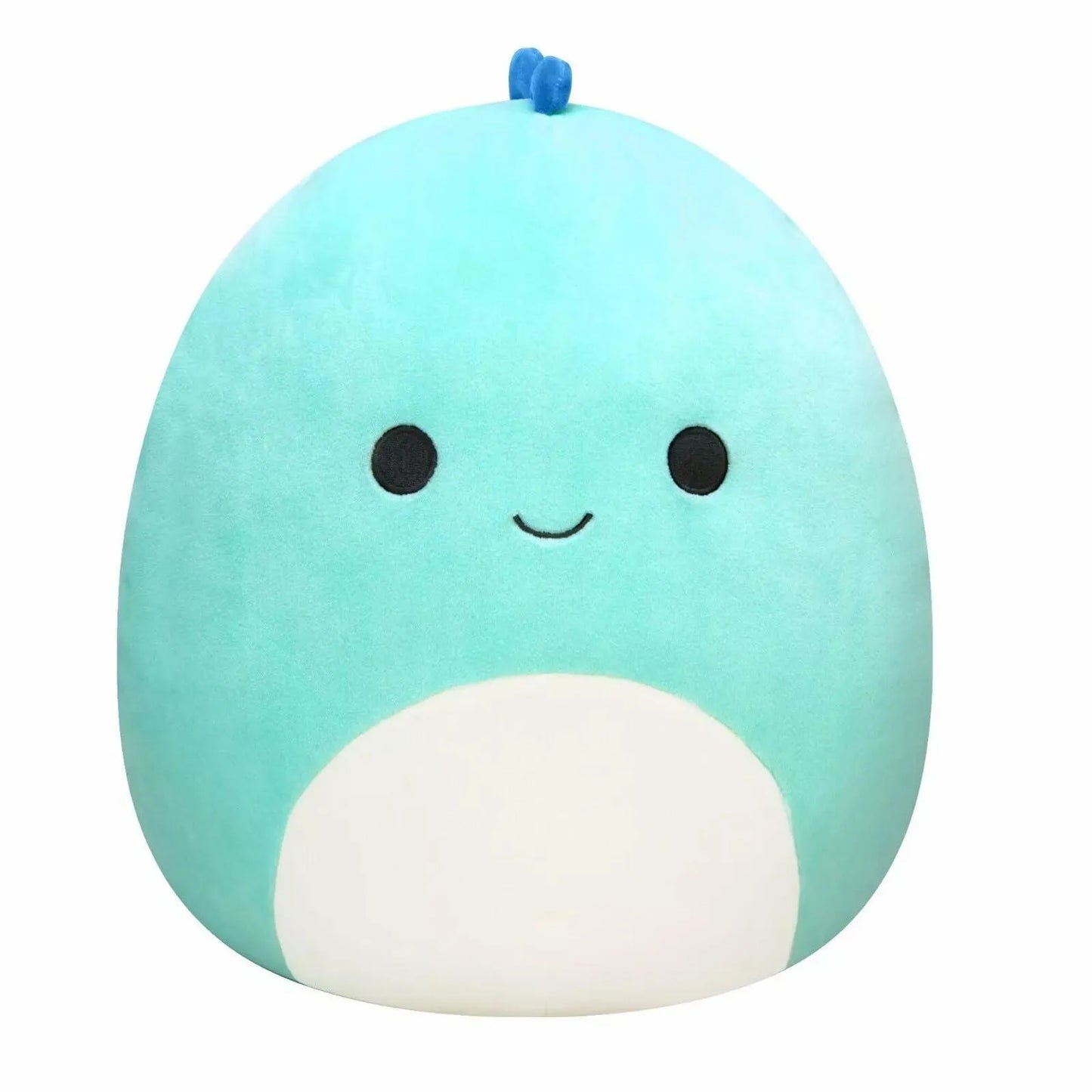 Squishmallows Emery Latte multicolor squeaky plush dog toy, 3.5", by Deal US, perfect for playful pups.