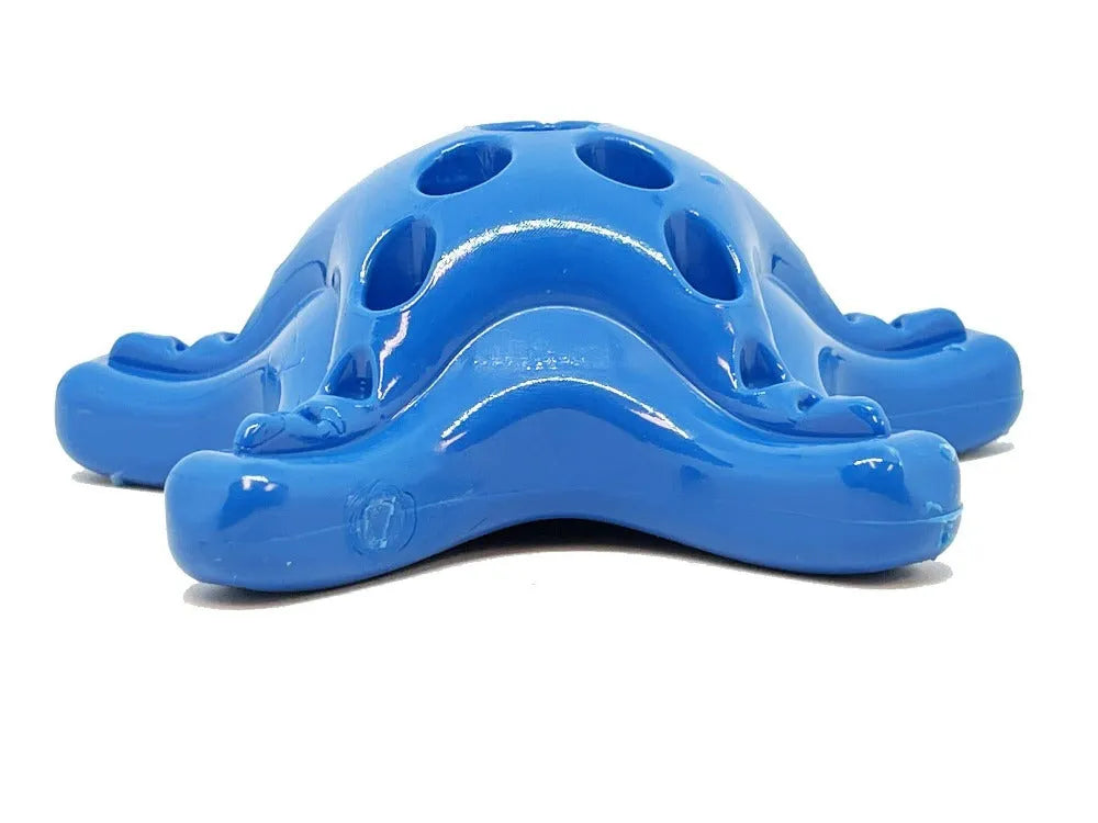 Starfish Nylon Dog Chew Toy by SodaPup in blue, designed for aggressive chewers, perfect for dogs.