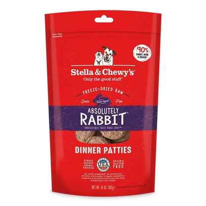 Stella & Chewy's Rabbit Freeze Dried Raw Dry Dog Food 13oz by The Family Pet, budget-friendly, chew-resistant dry food for...