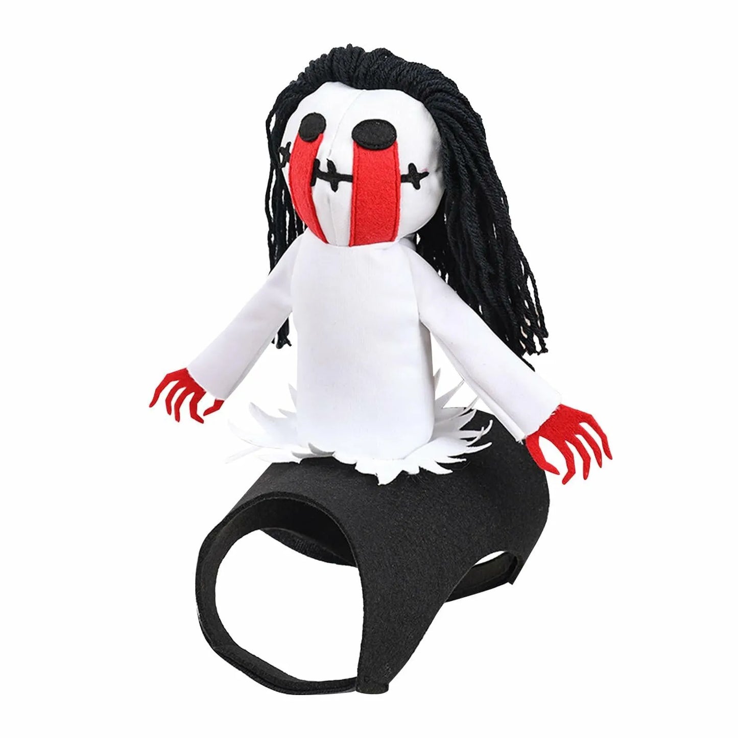 Stepsin Dog Halloween Ghost Riding Saddle Costume by Deal US, featuring a spooky ghost design, perfect for festive dog cos...