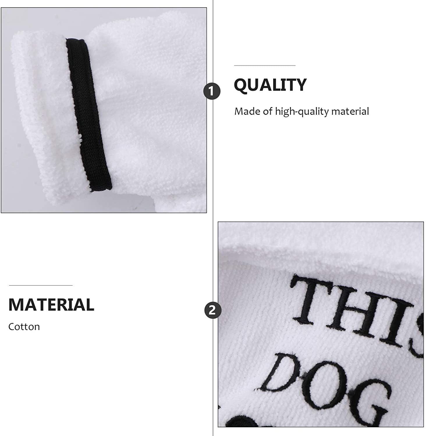 Soft Cotton Dog Hooded Bathrobe from Furr Baby Gifts for Post-Bath Drying and Comfort