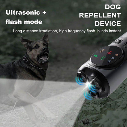 Purrfect Pet Kingdom ultrasonic dog repellent device with flash mode stop dog barking tool