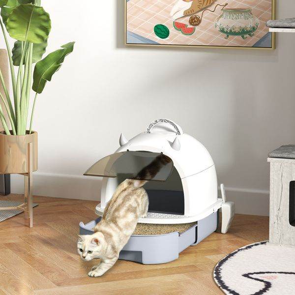 Purrfect Pet Kingdom Stylish Cat Litter Box for Apartment Purrfect Pet Kingdom