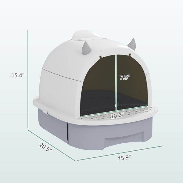 Purrfect Pet Kingdom Stylish Cat Litter Box for Apartment Purrfect Pet Kingdom